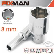 FIXMAN 1/2' Dr Deep Socket 8mm